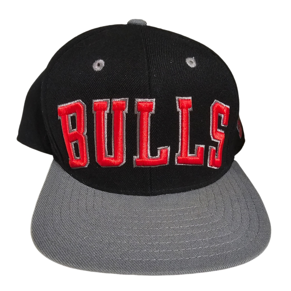 Black and Gray Bulls Cap
